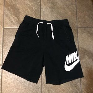 Nike black cotton shorts